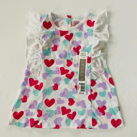 Jumping Beans Ruffle Shoulder Tops Bundle NWT 5 - Picture 7 of 9